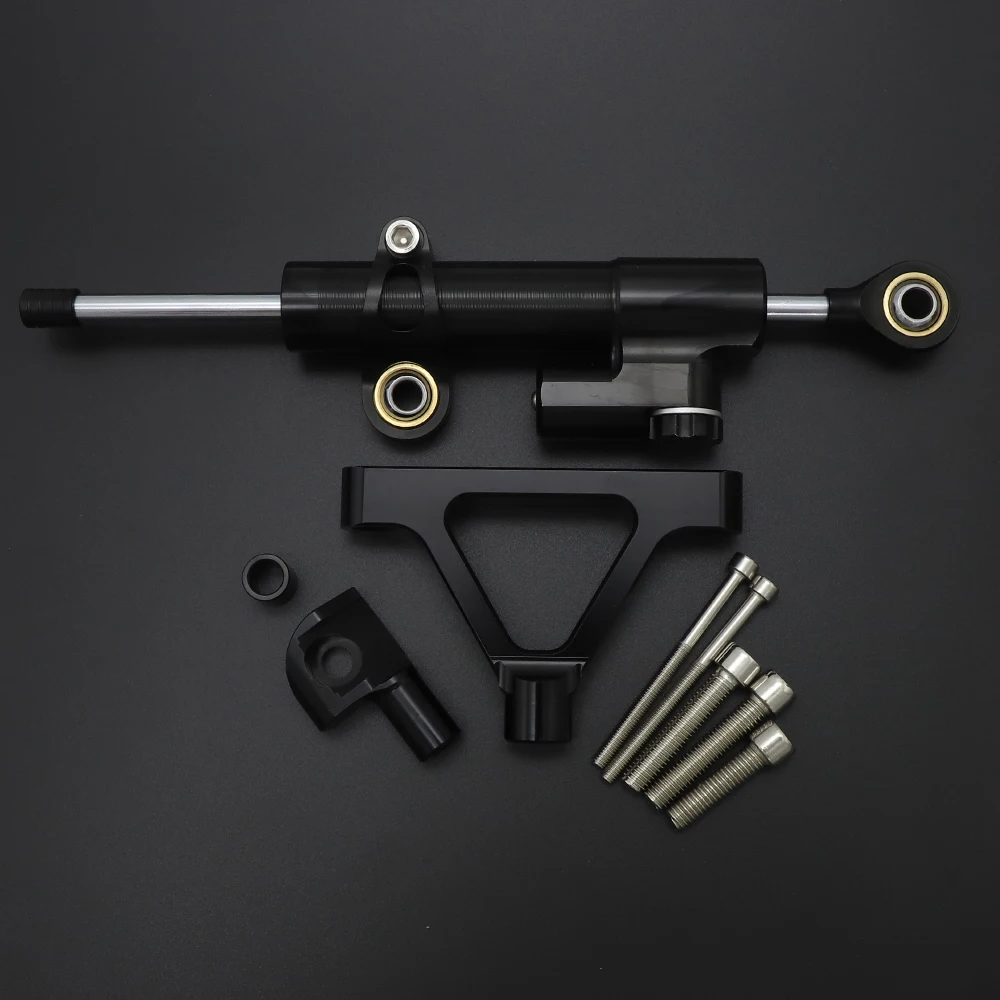 Motorcycle Cnc Stabilizer Damper Complete Steering Mounting Bracket For