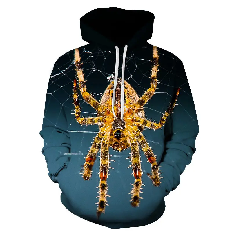 

3D Spring Autumn Men Comics Spiderman Hoodie Sweatshirts Women Autumn Funny Harajuku Cartoon Streetwear Long Coat