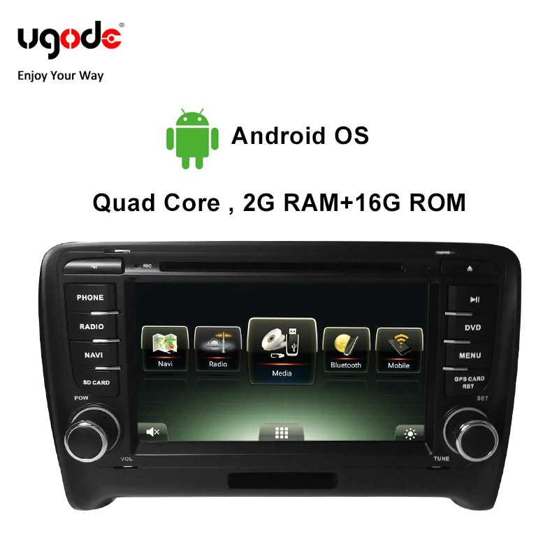 

Ugode Car Multimedia Player GPS Navigation 7 Inches Screen Monitor Bluetooth Android OS For Audi TT Screen Changer Canbus