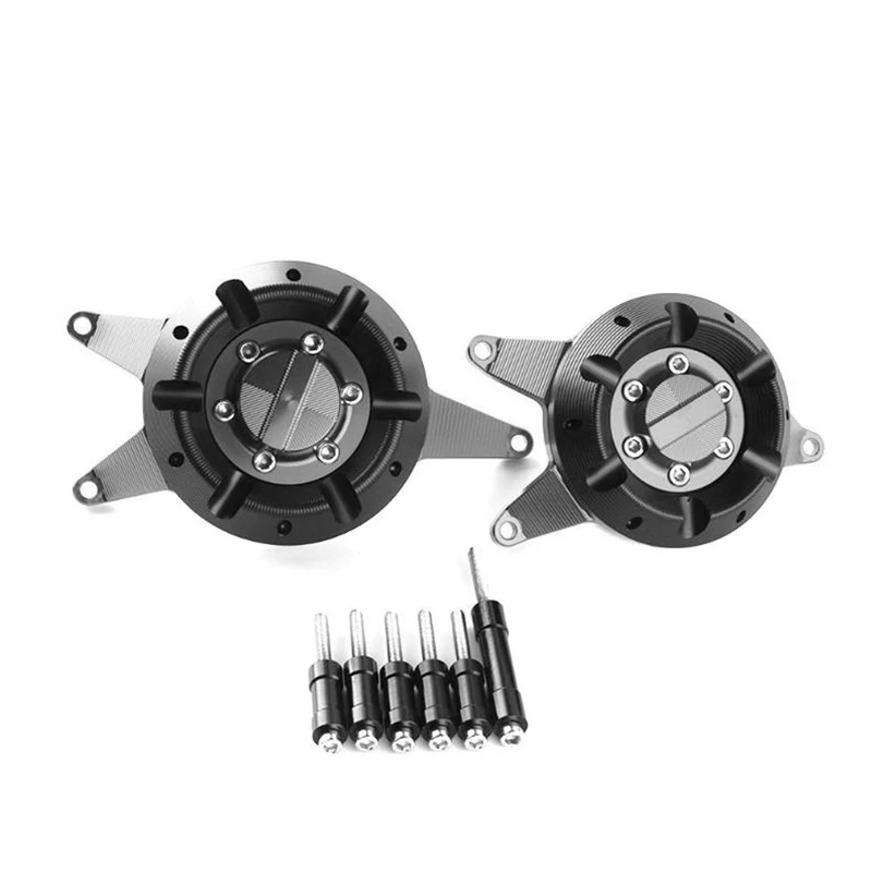 CNC алюминий для KAWASAKI Z1000 2010- Z1000SX 2010- двигатель мотоцикла статор защитный кожух двигателя протекторы - Цвет: Gray