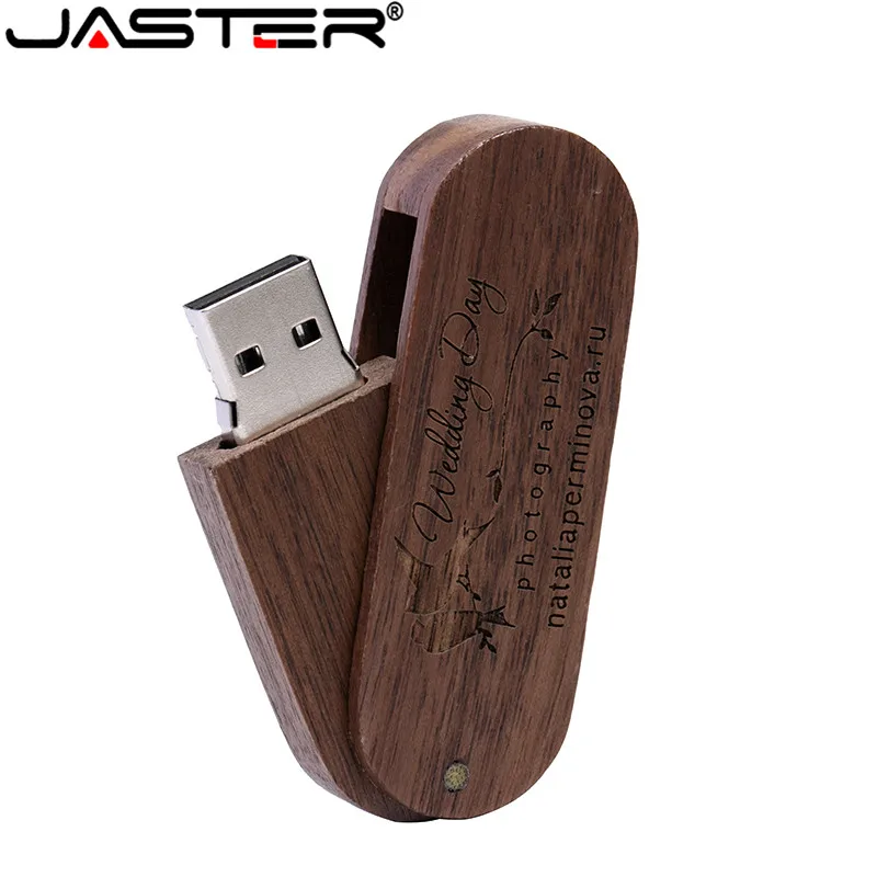 Логотип JASTER деревянный Заказной чип деревянный usb флеш-накопитель 8gb 16gb Логотип usb2.0 u диск usb флешка