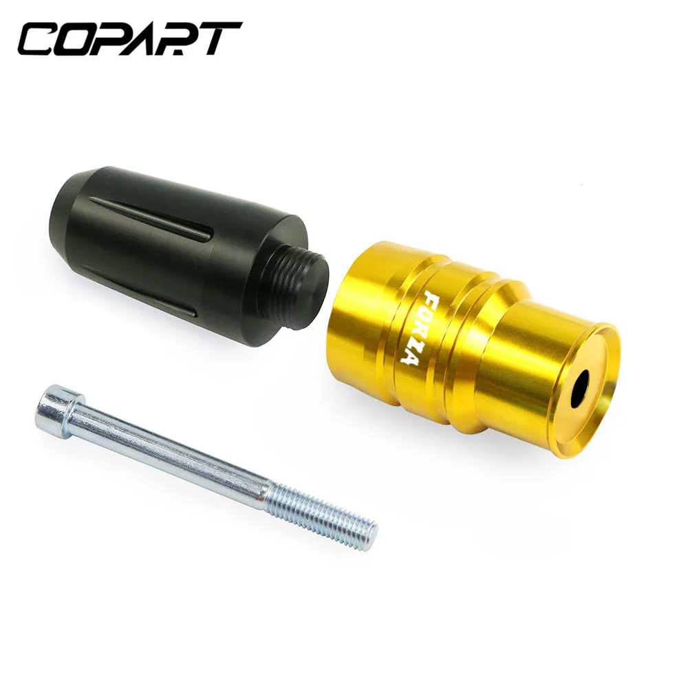 Для Honda FORZA 300 FORZA 250 MF08 MF 08 аксессуары для мотоциклов ЧПУ выхлопные Ползунки Краш колодки протектор - Color: Gold