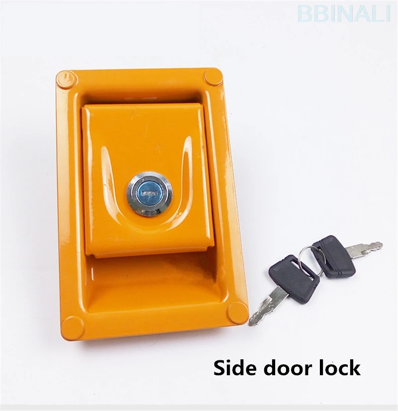Side door lock Для HITACHI ZX 60 70 120 200 210 240 330 экскаватор гидравлический насос бак для воды боковая сердцевина дверного замка экскаватор аксессуары - Цвет: Side door lock