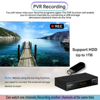 KOQIT V5H DVB2IP TV Sticks H.265 HEVC DVB-S2 декодер, бесплатный спутниковый ТВ-приемник, спутниковый ресивер C/KU Band DVB S2 T2MI MeeCast Tv Box — изображение 5