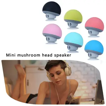 

Mini Wireless Speaker Mushroom Portable Waterproof Shower Stereo Subwoofer Music Player For Iphone Android