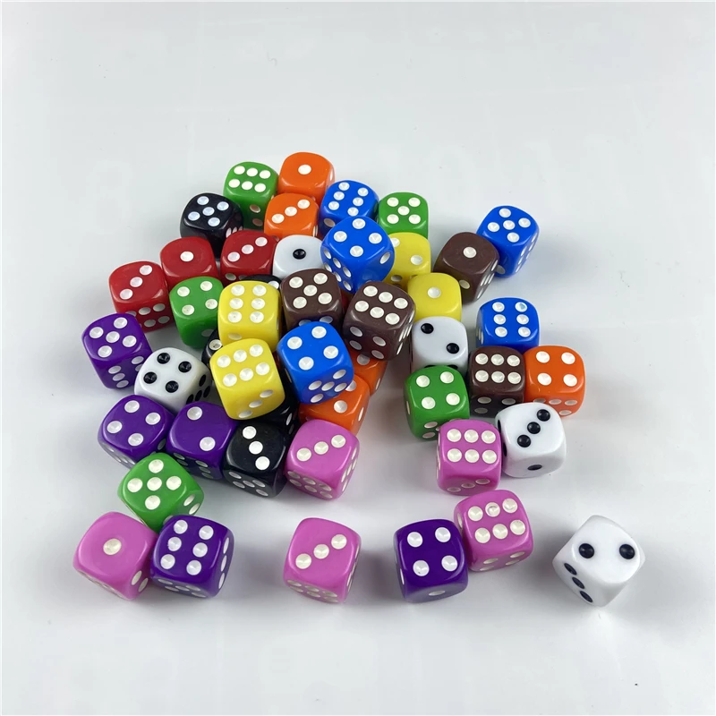 Drinking Dice Acrylic for Party Games 10Pcs