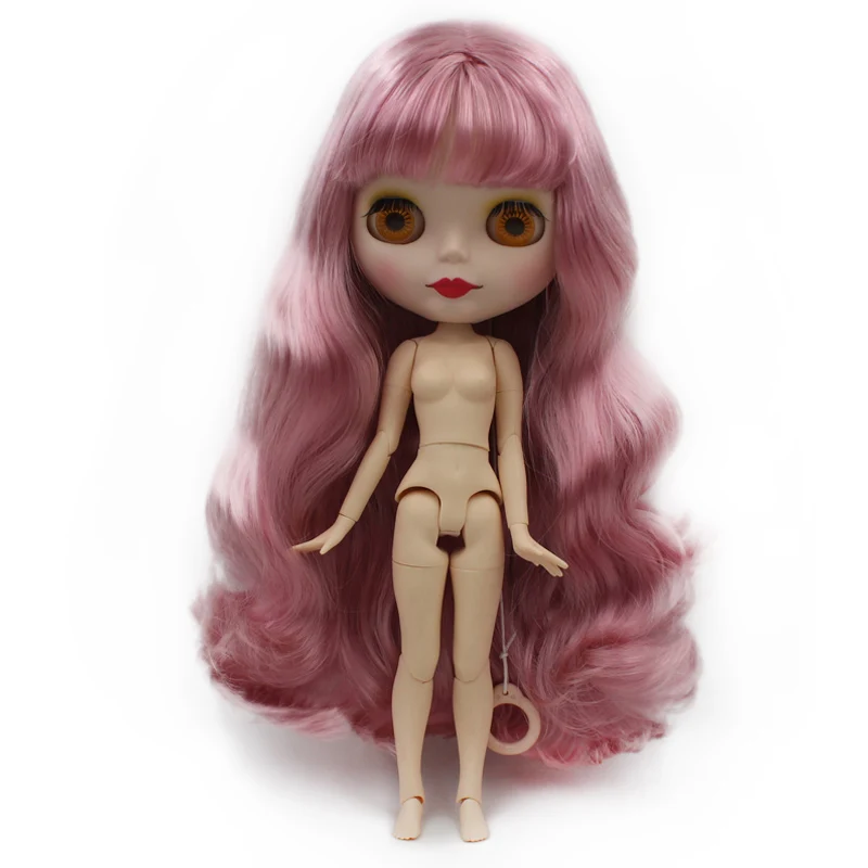 Шарнирная кукла Blyth, Neo Blyth кукла ню индивидуальные матовые лица куклы можно изменить макияж и платье DIY, 1/6 шарнирные куклы SNO2 - Цвет: NO.45