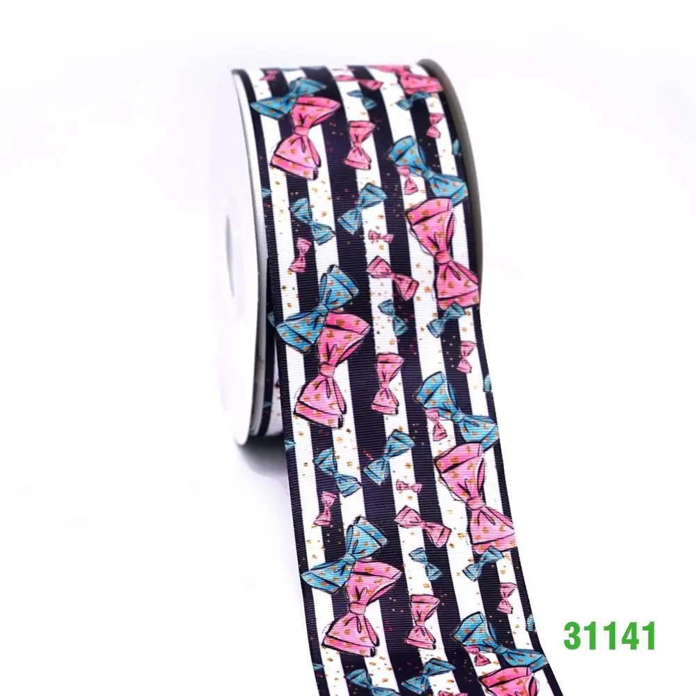 50 ярдов мультфильм напечатанный grosgrain ленты 31137 - Цвет: 31141