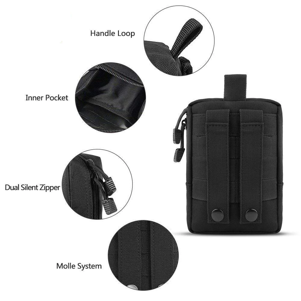 Molle Tactical Sling Backpack 20L Military Utility Bags Multifunction Waterproof EDC Pouch Rucksack For Hunting Hiking Climbing