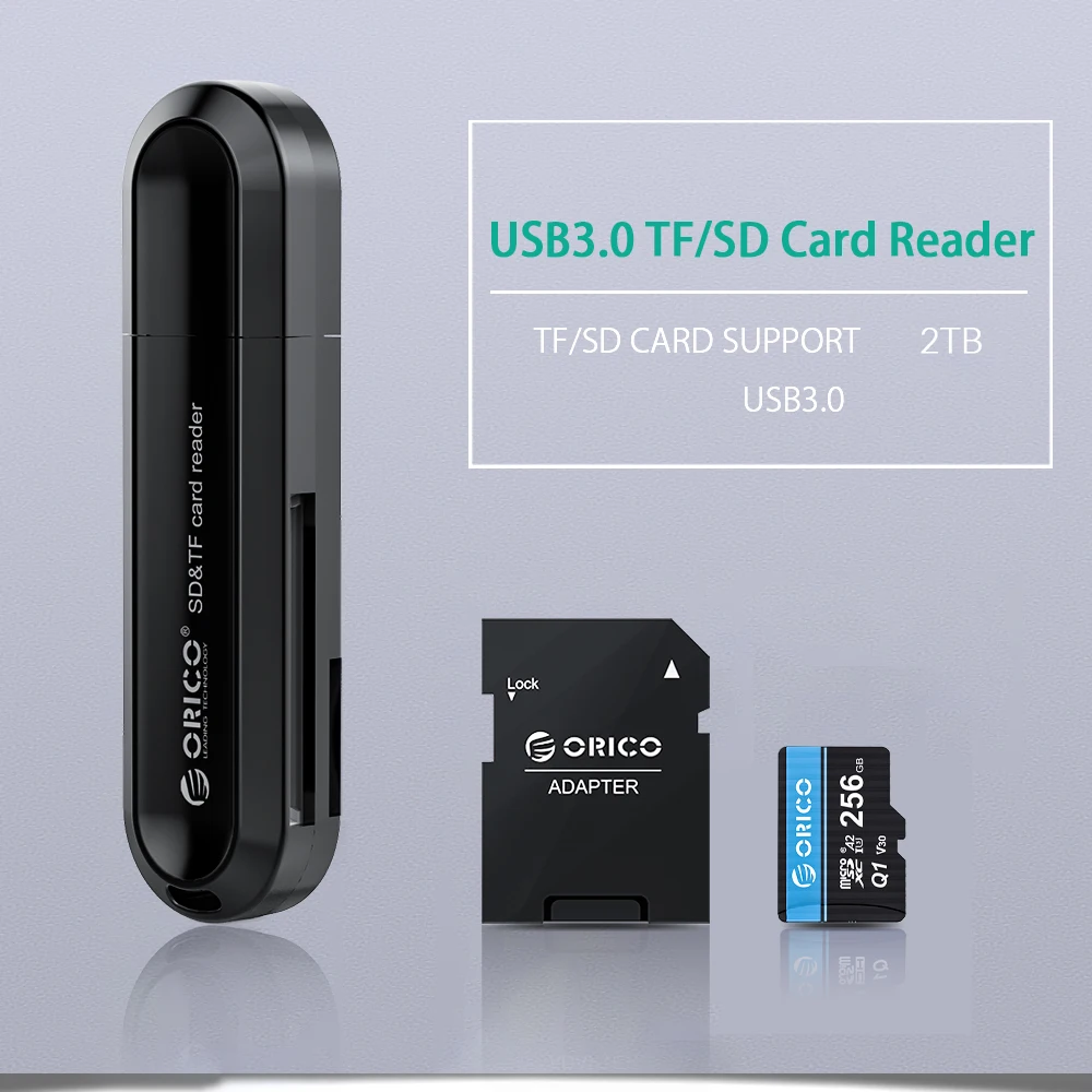 Карта памяти ORICO Micro TF/SD 256 ГБ 128 64 32 MicroSD Max 80 м/с класс 10 Мини TF карта с адаптером для