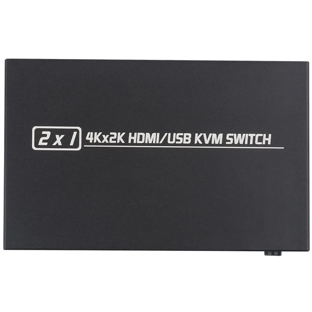 4KX2K KVM переключатель сплиттер 2-портовый HDTV USB Plug And Play популярный для совместного