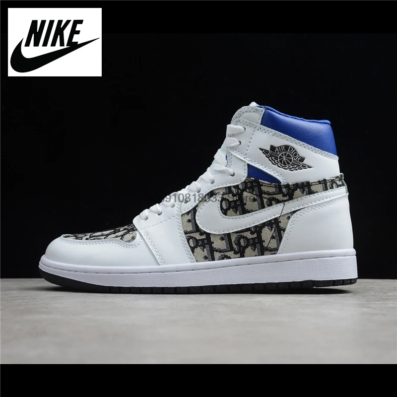 Оригинальные баскетбольные туфли NIke Air Jordan 1 MID для мужчин и женщин размеры 36-45
