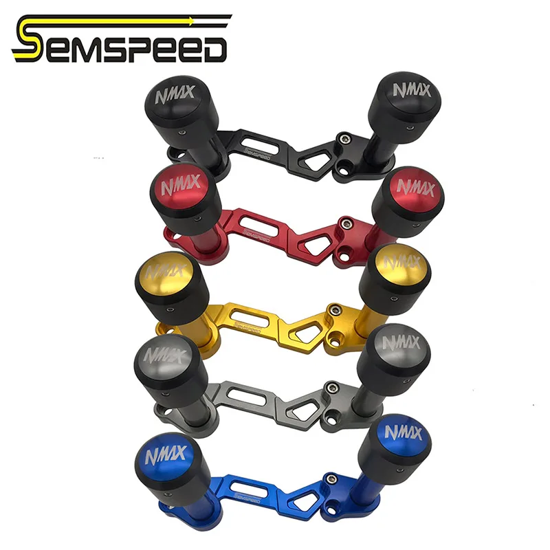 Слайдеры для выхлопа защита от падения Semspeed защита для выхлопа для Yamaha Nmax 155 150 125- с логотипом NMAX