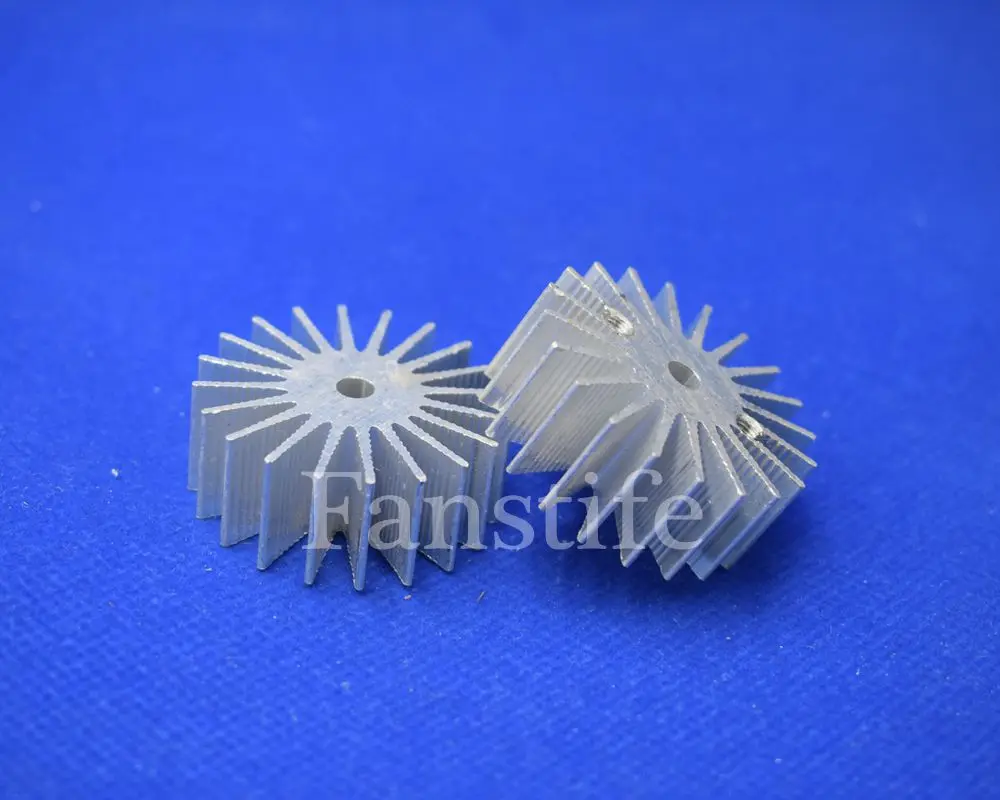 1W 3W High Power Led Star Radiator 36mm Height 14mm Aluminum heatsink