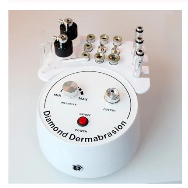 3 in 1 Diamond Microdermabrasion Beauty Machine Vacuum Suction Tool Water Spray Facial Moisten Face Exfoliate Skin Peeling