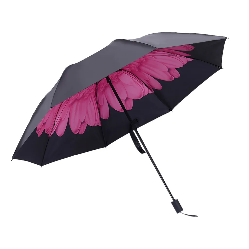 8 Bone Folding Sun Umbrella Rain And Sun Dual-Use Sun Umbrella Christmas gift or Birthday gift UV Umbrella rain umbrella women