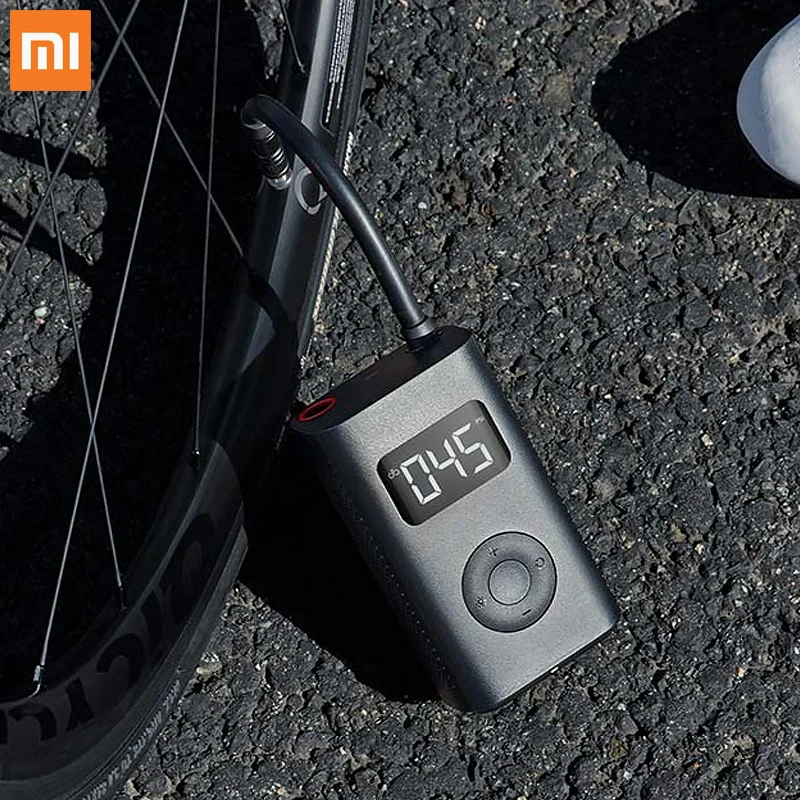 Новый электрический воздушный насос Xiaomi Mijia портативный перезаряжаемый 150 PSI USb