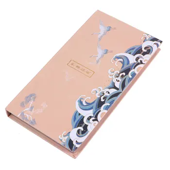 

1 Set Adhesive Notes Chinese Style Memo Pads Crane Pattern Notepad Diary Planner Stickers Stationary for Home Office School (Twe