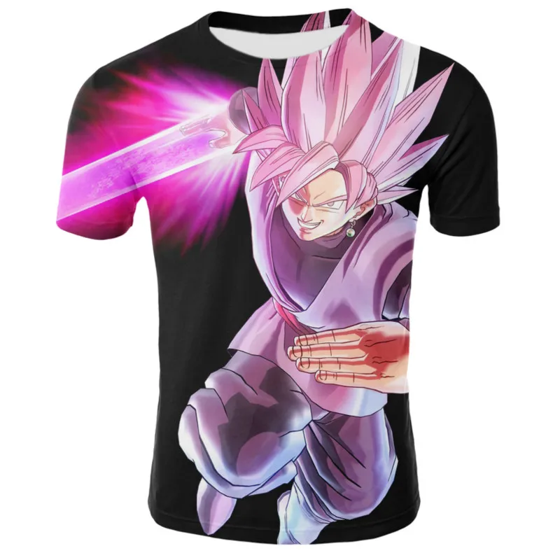 Мужские повседневные рубашки с принтом Summe 2020 коротким рукавом Super SaiyanDragon Ball Wukong