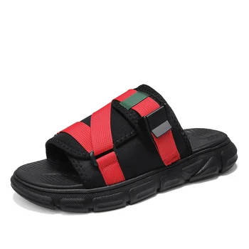

slide for sport rubber men homme para gladiator hombre 2020 roman casa sandals-men uomo transpirables herren sandalet playa de