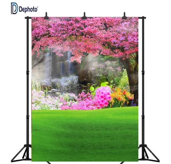 

DePhoto Spring Scenery Seamless Pictorial Cloth Artistic Portrait Customized Photography Backdrop Background Studio Prop WT12