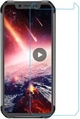 0,3 мм 2.5D протектор экрана из закаленного стекла для Blackview BV9600 Pro матовая черная Задняя накладка чехла из ТПУ для Blackview BV9600 Pro - Цвет: Only Glass