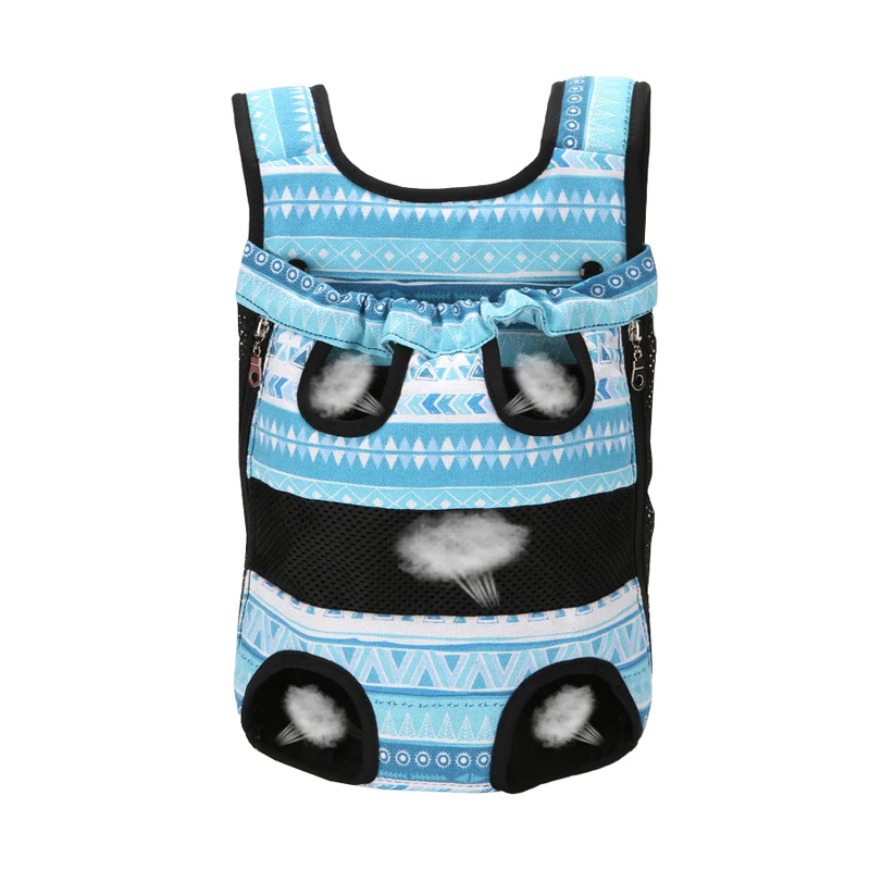 Portable Travel Dog Carrier Backpack Cat Front Bag Head Out Four Legs  Ventilation Mesh Double Shoulder Bag Outdoor Dog Products