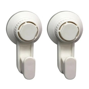 

2PCS Waterproof Bathroom Kitchen Towel Hanging Tool Suction Cup Hooks Wall Heavy Load Powerful Holder Strong Vacuum Reusable