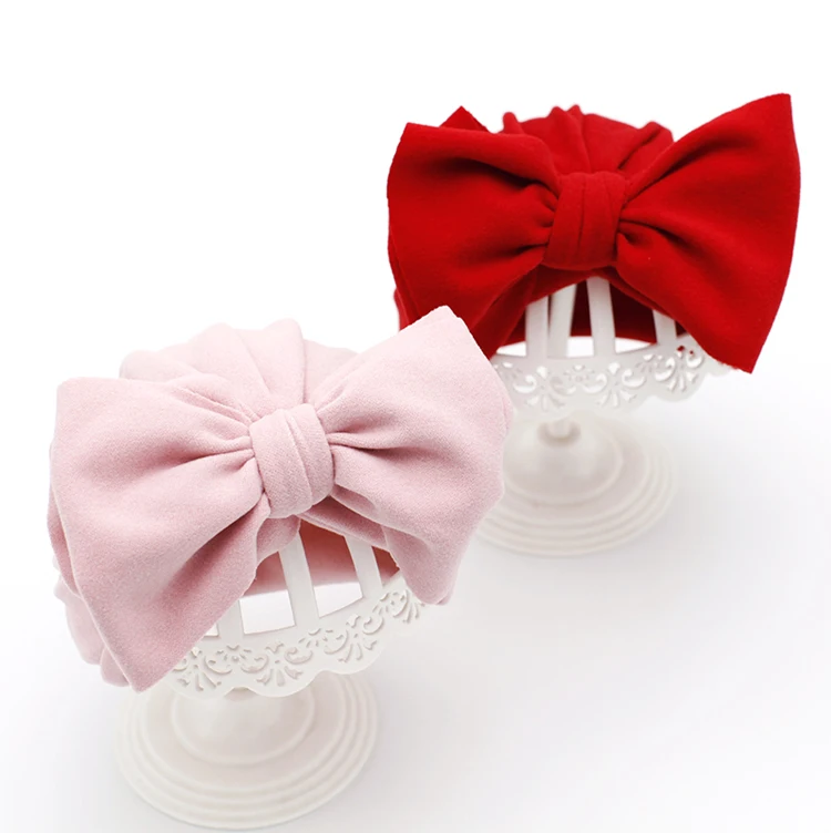 pacifier for baby Autumn And Winter New Baby Hat Children's Bow Lovely Newborn Fontanelle Cap Infantil Menino Bebe Garcon Bonnet Recien Nacido Baby Accessories discount