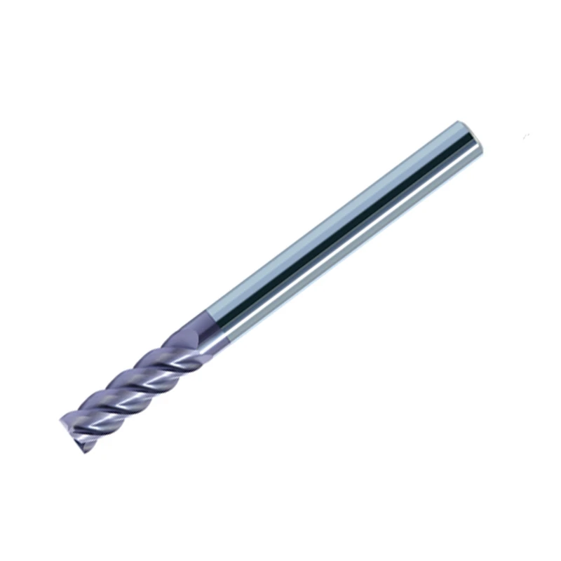 1pc Zcc 4mm Solid Carbide End Mill Gm4eld4.0 15mm Working Length 75mm