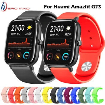 

For Amazfit GTS Band 20mm Silicone Replacement Bracelet Wrist Strap for Xiaomi Huami Amazfit GTS Watchband for Amazfit Bip Strap