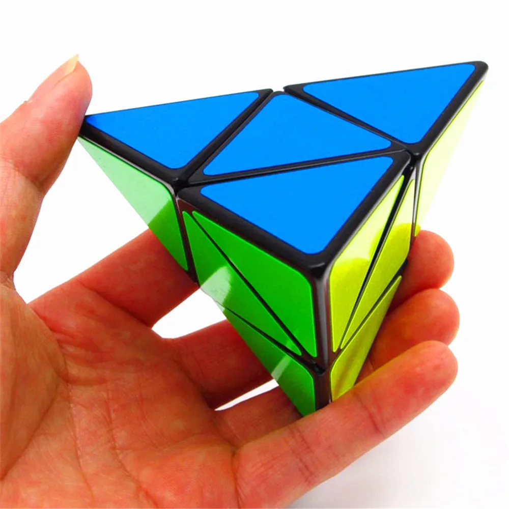 ShengShou 2x2x2 Пирамида безопасный ABS Кубик Рубика для профессионалов ультра-гладкая 2x2 головоломка на скорость кубический интеллект детские игрушки подарок