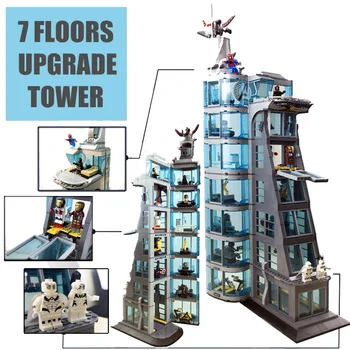 

New Upgraded Version Ironman Lepining Tower Fit Gift Building Block Bricks Kids Gift Toys
