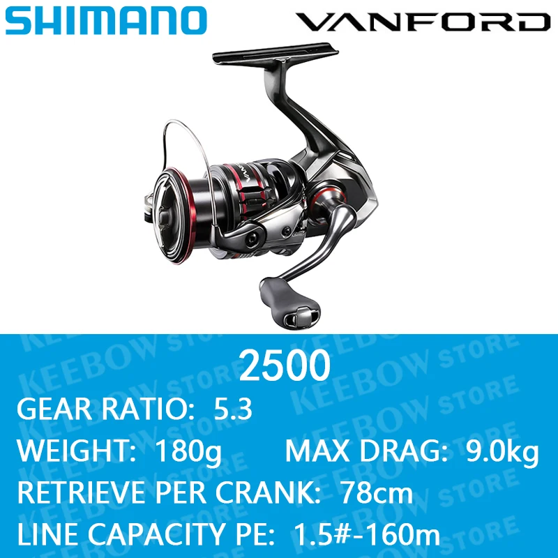 2020 NEW SHIMANO VANFORD MGL 500 1000 2000 2500 Rotor CI4+ Body LONG STROKE  Spool Silent Drive SALTWATER SPINNING REEL - AliExpress