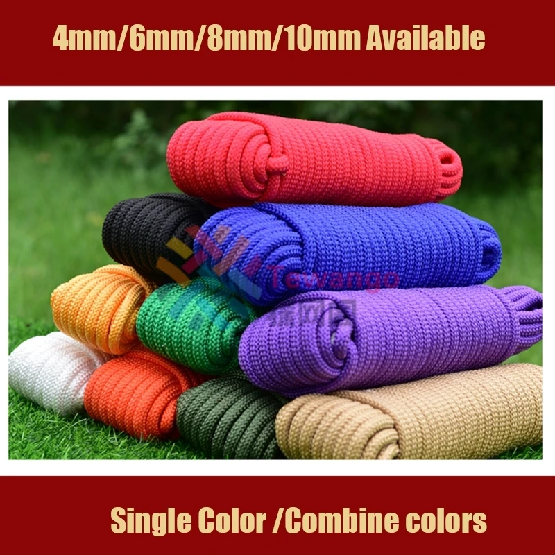 6mm Thicken Rope Colorful Weave Stairs Safety Net Balcony Stairway Childrens' Anti-falling Fence Nylon Climbing Adorn Rope Nets
