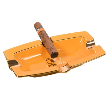 

Ceramic Cigar Ashtray with 4 Holders Portable Smoking Ash Tray Luxury Cigar Ashtray Smoking Tools