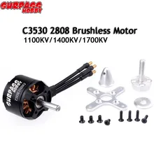 Moteur sans balais C3530 2808(3530) 1700KV 1400KV 1100KV pour pièces de télécommande d'avion à aile fixe RC
