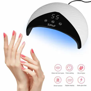 

Nail Phototherapy Machine 12LED 36W Intelligent Induction Led Uv Nail Lamp Fast Roasting Dry Nail Polish Glue Nail Baking