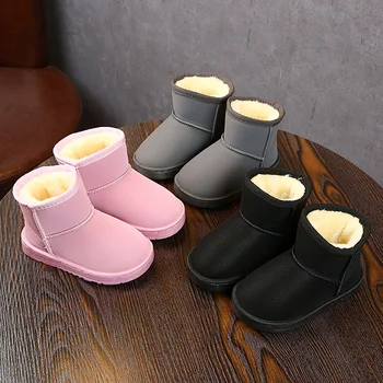 

New Arrival Snow Boots For Girls Plush Toddler Boy Boots Kids Keeping Warm Baby Martin Boots Children Shoes