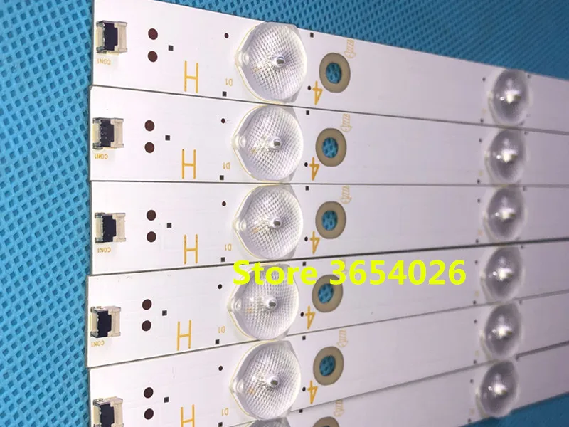 

Kit 12 PCS/lot LED backlight strip for 50PUH6400 50PUF6061 500TT67 V2 500TT68 V2 CL-2K15-D2P5-500-D612-V1 R L