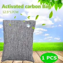 200g Natural Charcoal Activated Carbon Bag Air Purifier Car Home Shoes Formaldehyde Removal Dehumidifier Odor Remover Air Fresh