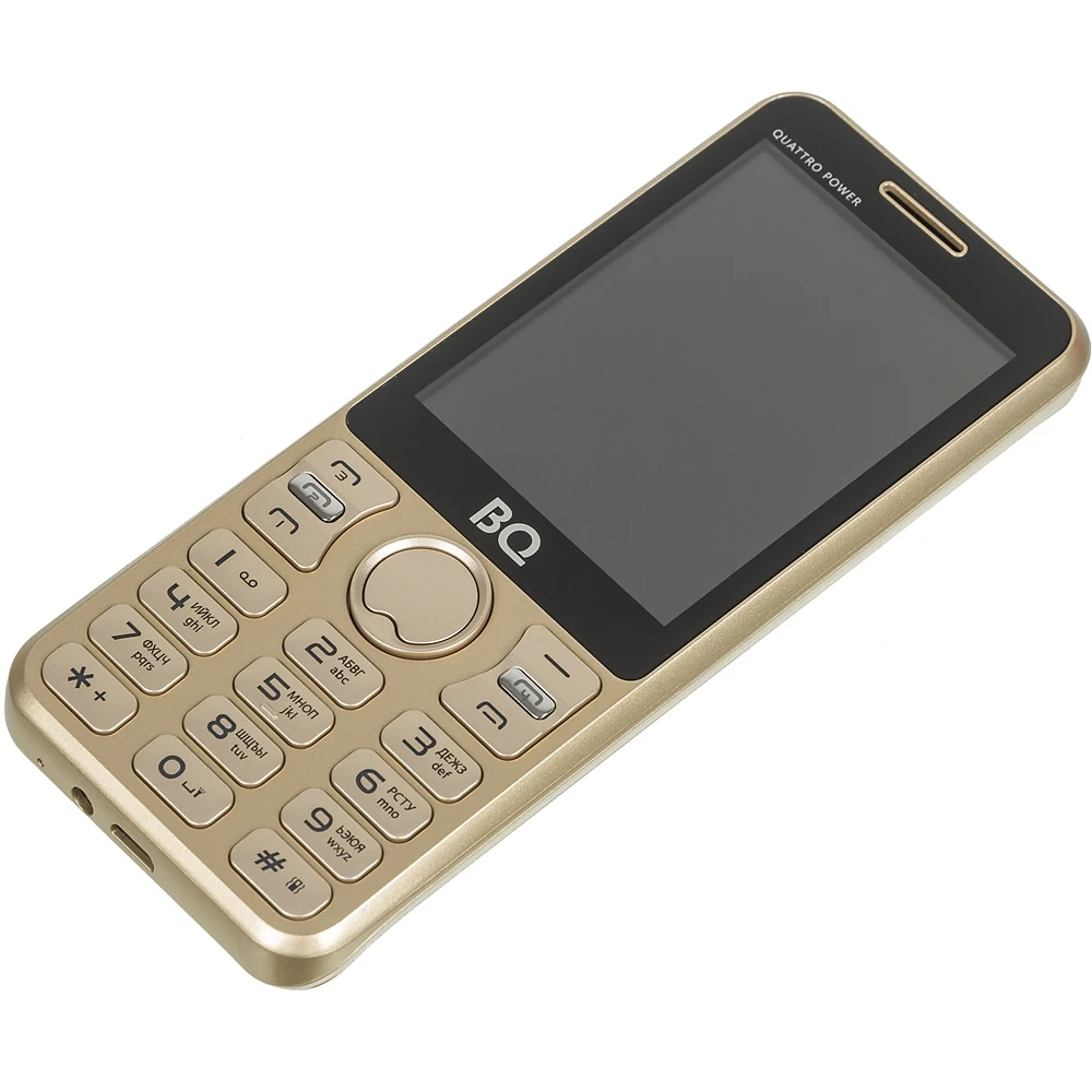 Мобильный телефон BQ Quattro Power 2812 32Mb золотистый 4Sim 2.4" TN 240x320 0.03Mpix