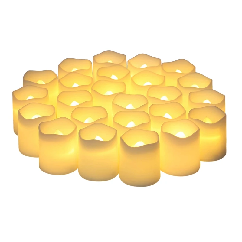 

ELEG-LED Candles Heater Flat 24 He Placed Candles Electric Heater Electric Candle Heater with Battery