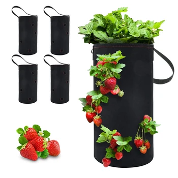 

Grow Bag Potato Grow Planter Non-woven Tomato Planting Bag Container Thicken Garden Pot Supplies Planting Accessories 1/2/4pcs