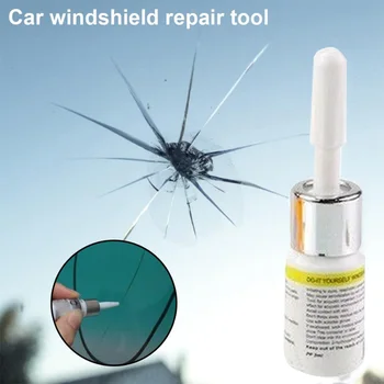 

Car Windshield Repair tool DIY Window Repair Tools Windscreen Glass Scratch Crack Restore Window Screen 1 resin+1 blade+5 strips