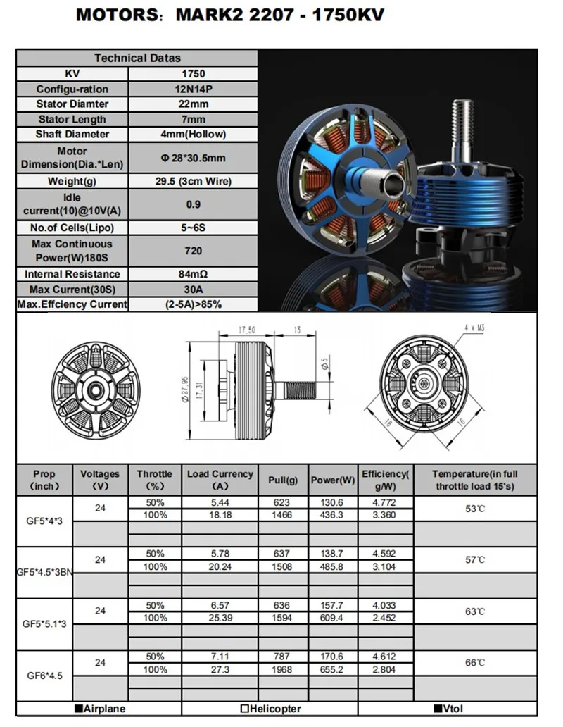 

Hot 4PCS MARK-2 1750KV 2450KV 2650KV Brushless Motor High Quality Motors for RC Drone FPV Multi-axis Quadcopter Spare Parts Acce