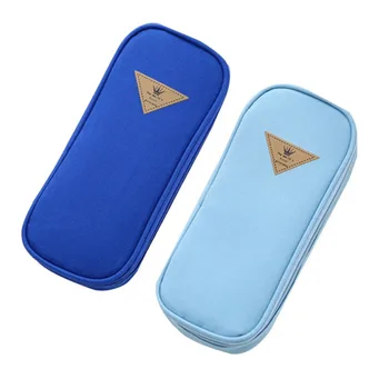 

ACEHE Cute Multifunctional Pencil Case Canvas Pencil Bag gift For Boys Girls Student Zipper pen bags School Supplies Stationery