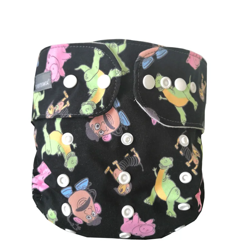 XL SIZE Older Children Waterproof  Cloth Diaper Reusable Washable  Nappies Baby Cover Size Ajustable Pocket Diapers 25-45KG