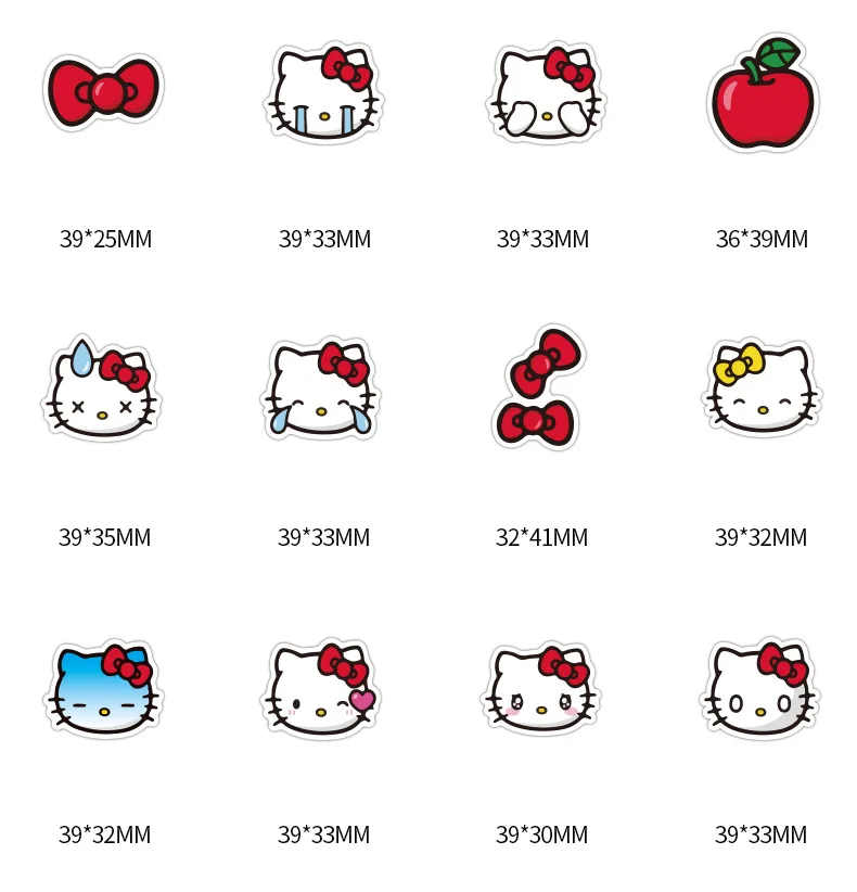 Наклейки Симпатичные вещи Sabrio Hello kitty наклейки 40 шт. Дневник Журнал наклейки девушка наклейки на ноутбук багаж Macbook Pad