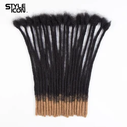 T1B/27 Human Hair Braiding Dreadlocks Hair Extensions 0.6CM Remy crochets hair